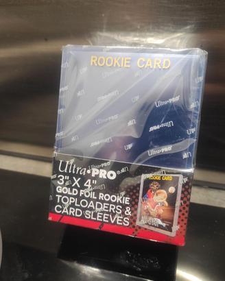 Ultra Pro 3" x 4" Gold Foil Rookie Toploader - 25