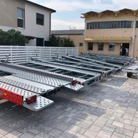 rimorchio basculante meccanico per auto e cose