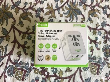 Alimentatore Gan da viaggio universale con fusibil