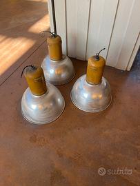 Lampade capannone vintage