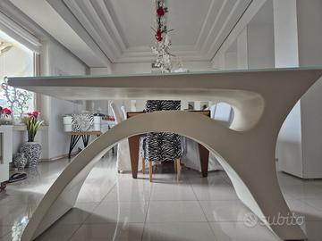 Tavolo Design Moderno Bianco