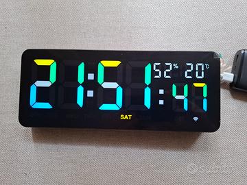 Orologio LED da parete wifi