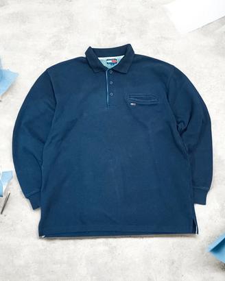 Maglione Tommy Hilfiger Vintage Blu Taglia XL 