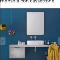 Mobile bagno grigio béton