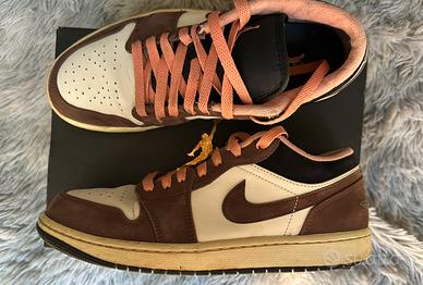 Nike air jordan 1 Low mocha - sneakers scarpe uomo