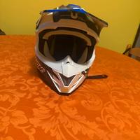 casco cross taglia xs
