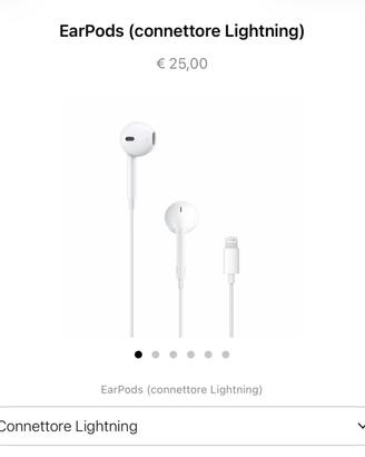 Apple EarPods (connettore Lightining)
