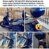 Kimco Agility 125 del 2011 €950 passaggio incluso
