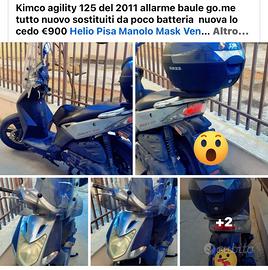 Kimco Agility 125 del 2011 €950 passaggio incluso