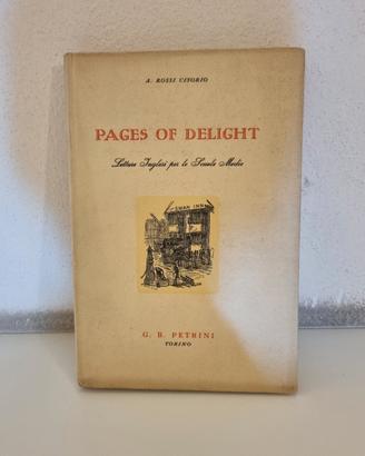 Libro Pages of delight anno 1958 