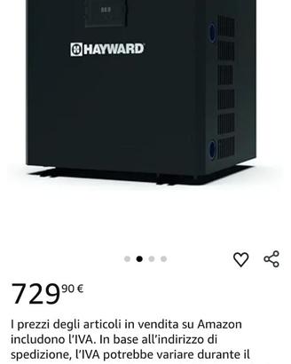 MICRO HAYWARD POMPA DI CALORE 20 METRI CUBI