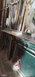 troncatrice legno con aspiratore trifase 