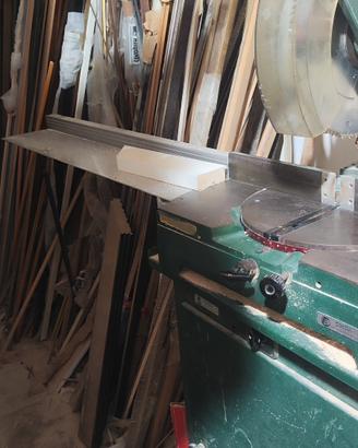 troncatrice legno con aspiratore trifase 
