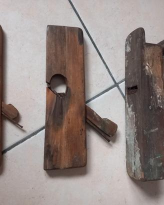 Tre pialle per legno anni 40