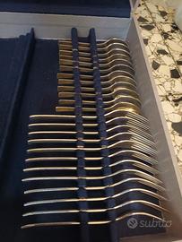 set sambonet acciaio 12 coperti