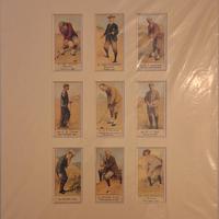 golfers cigarette card 9pzfigurine delle sigarette