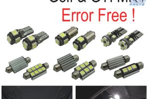 KIT 15 LAMPADE LED INTERNE PER VOLKSWAGEN VW GOLF 