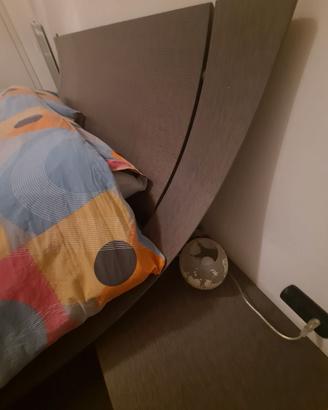 Letto matrimoniale AQUA con comodini integrati