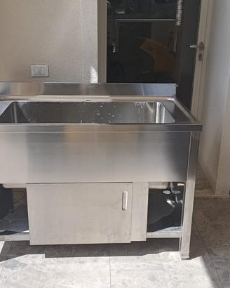 Lavabo industriale in inox