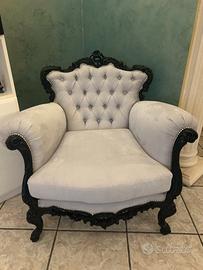 Poltrona stile shabby