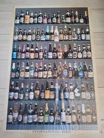 grande poster birre dal mondo 60 x 90 