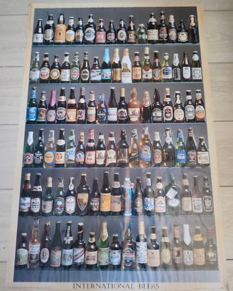 grande poster birre dal mondo 60 x 90 