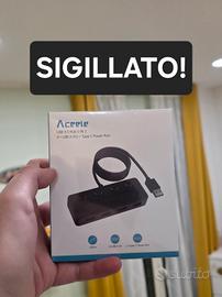 Hub USB 5 in 1 con 4 porte USB