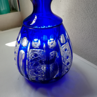 Coppia oggetti in cristallo molato doppia funzione