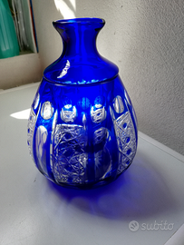 Coppia oggetti in cristallo molato doppia funzione