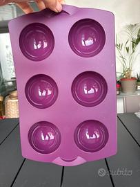 Stampo silicone Cupole semisfere Tupperware viola