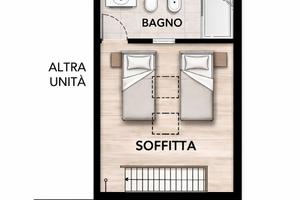 Luminoso appartamento duplex