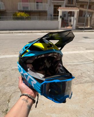 Casco cross taglia xl