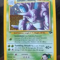 Giovanni's Nidoking Holo 7/132 Gym Challenge SWIRL