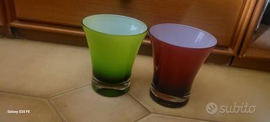 set 2 bicchieri murano vintage 