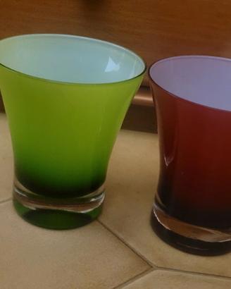set 2 bicchieri murano vintage 