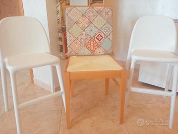 2 Sedie junior IKEA URBAN bianche