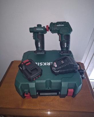 Set di pompa e compressore ad aria Parkside 20 V