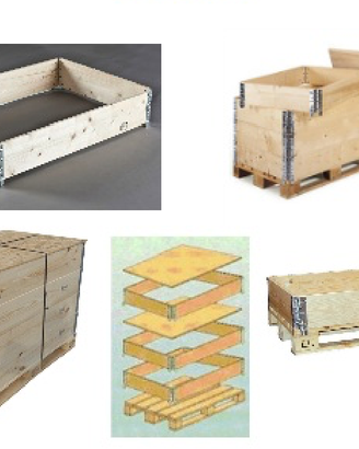 Paretali - Sponde per Pallet - Collari cm. 80x120