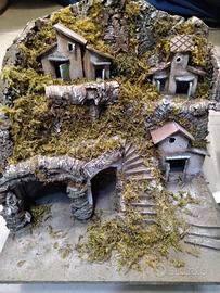 Presepe napoletano da completare.