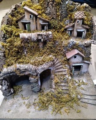 Presepe napoletano da completare.