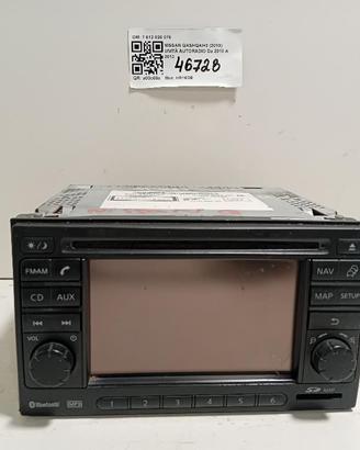 AUTORADIO MP3 NISSAN Qashqai +2 7 612 830 076 HR16