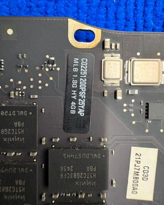 Scheda madre Macbook AIR 1466 2012 difettosa