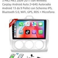 Autoradio con wireless Carplay 