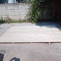 Pedana/bancale/piattaforma legno superficie piena