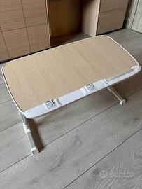 Tavolino pieghevole da letto per PC portatile