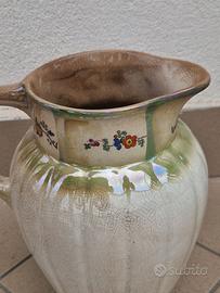 Caraffa Laveno Ceramica Anni '60 Floreale