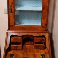 Trumeau secretaire credenza doppio corpo ribalta v