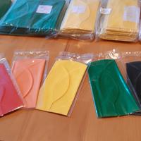 blocco 198 cuffie nuove, in lattice, monocolore 