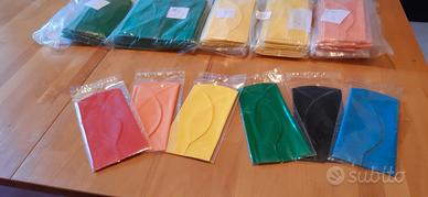 blocco 198 cuffie nuove, in lattice, monocolore 