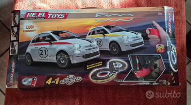 Pista elettrica Fiat 500 Reel Toys 1:43 – 2 auto –